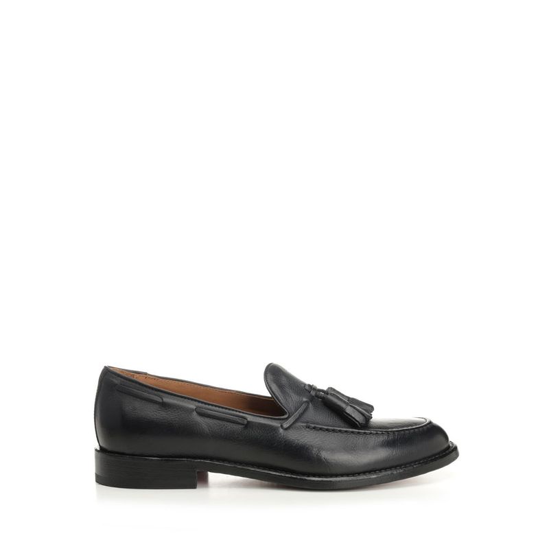 Corvari Men Blue Leather Mocassin
